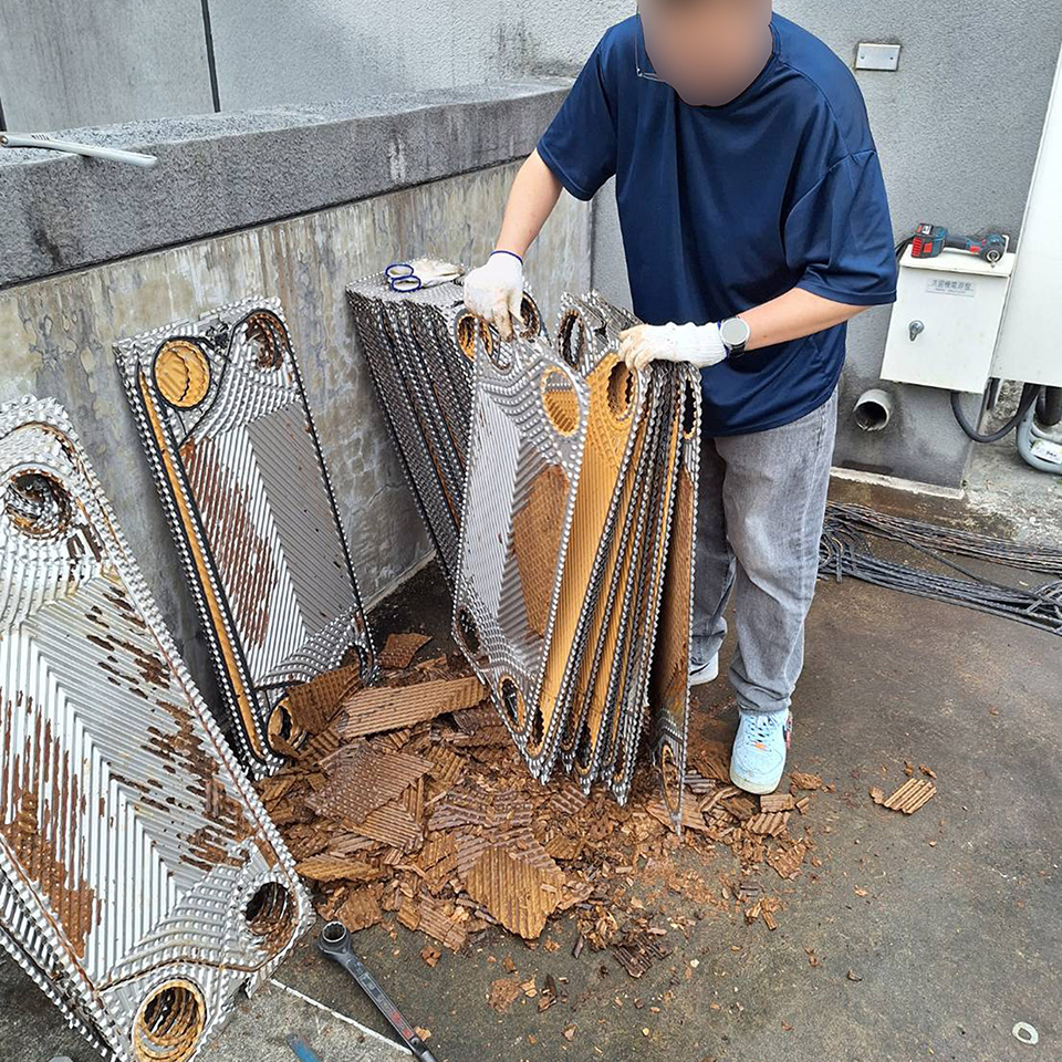 板式熱交換器清洗保養